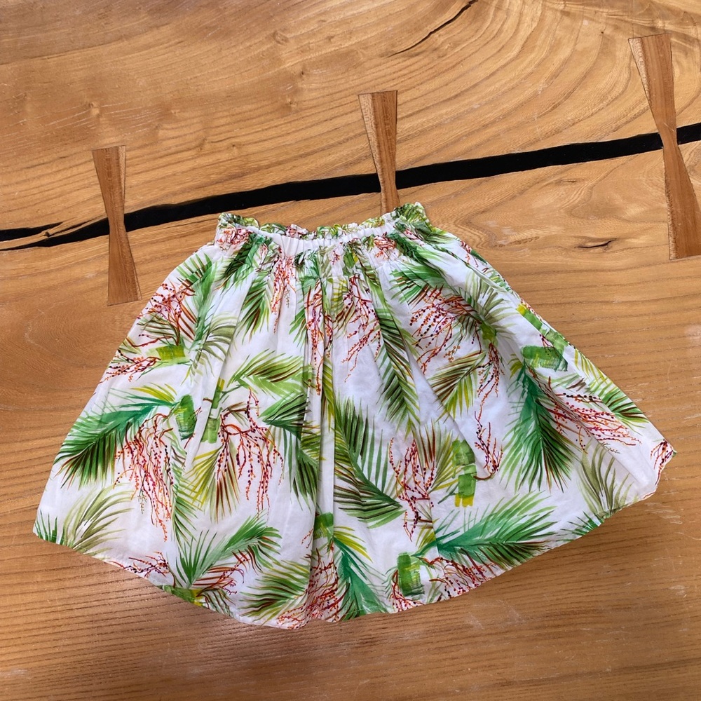 Cyrillus Tropical Print Skirt (lined)size 6 EUC